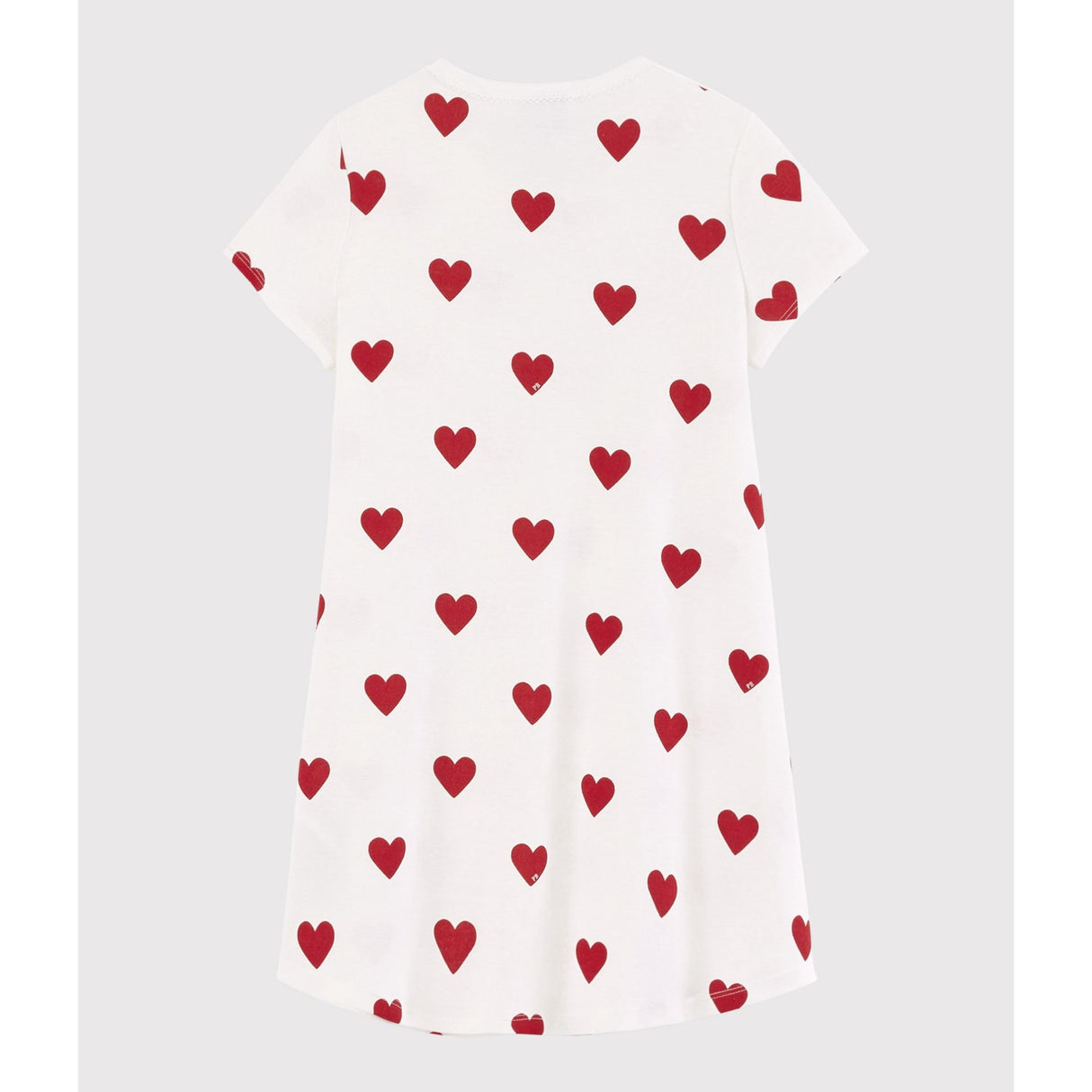 Petit Bateau MARSHMALLOW/TERKUIT Kort Ärmar Klänning