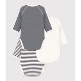 Petit Bateau Navy/White 3-pack Body