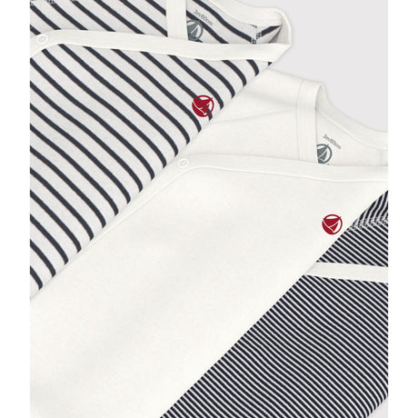 Petit Bateau Navy/White 3-pack Body