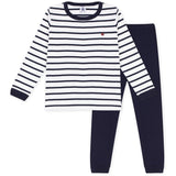 Petit Bateau MARSHMALLOW/SMOKING Pyjama