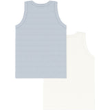 Petit Bateau Blue Stripe Undershirt 2-pack