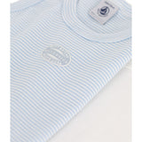 Petit Bateau Blue Stripe Undershirt 2-pack
