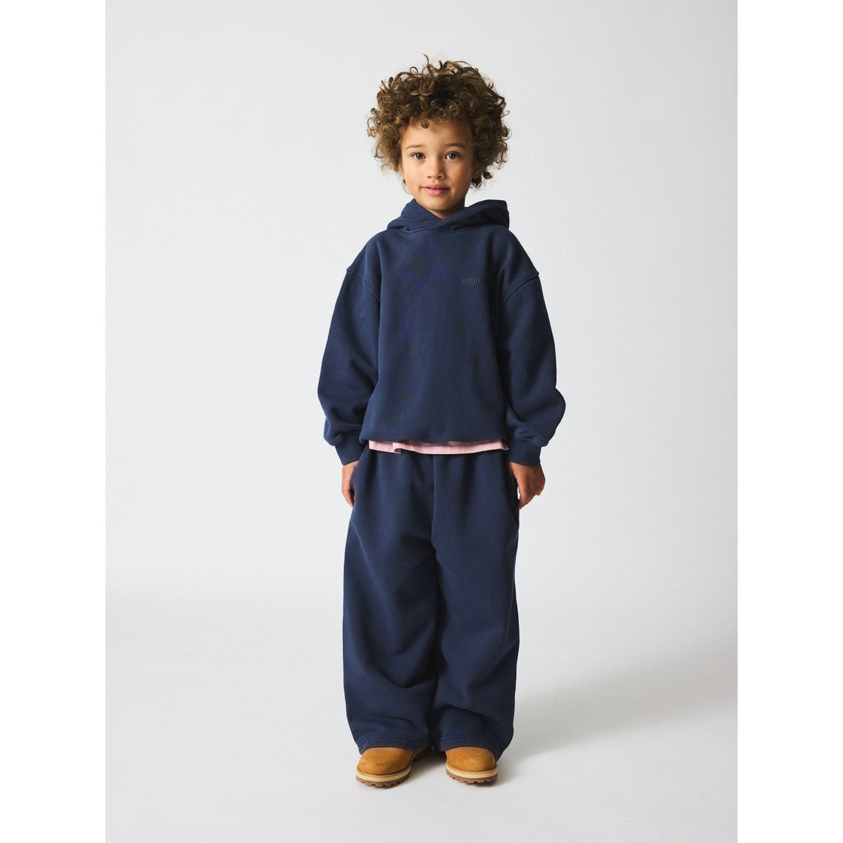 brunobruno nation Mood Indigo Blue Nicolaj Embr Hoodies