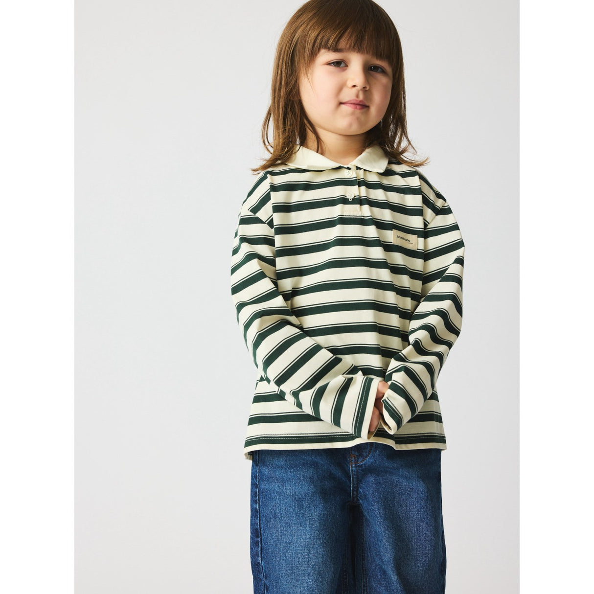 brunobruno nation Myrtle Jersey Stripe Kai Pikétröja T-Shirt
