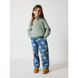 brunobruno nation Aqua Gray Sienna Sweater