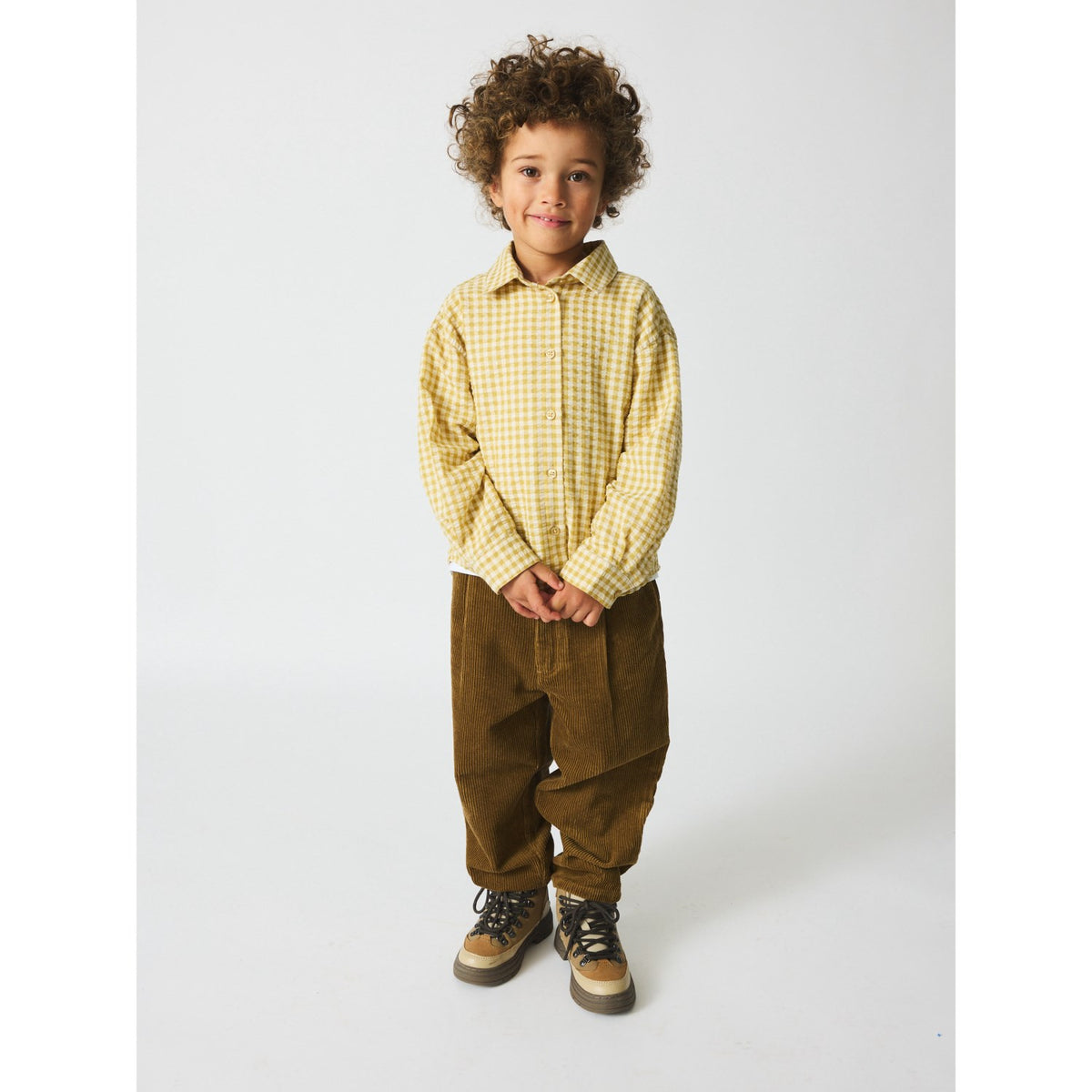 brunobruno nation Khaki Green Dorethy Corduroy Byxor