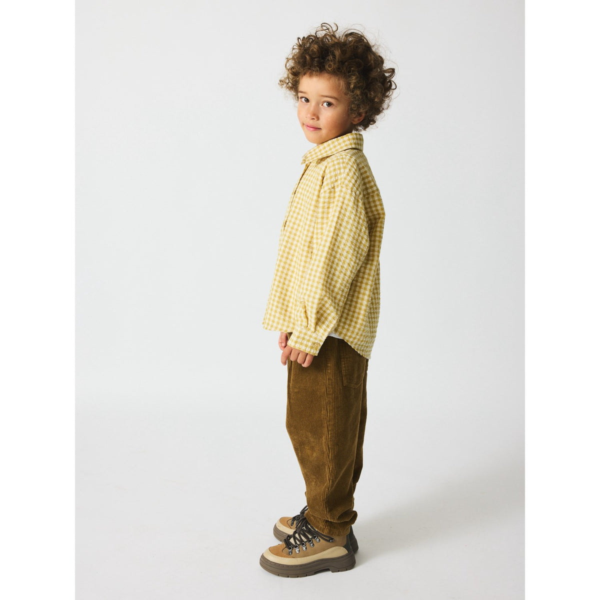 brunobruno nation Khaki Green Dorethy Corduroy Byxor