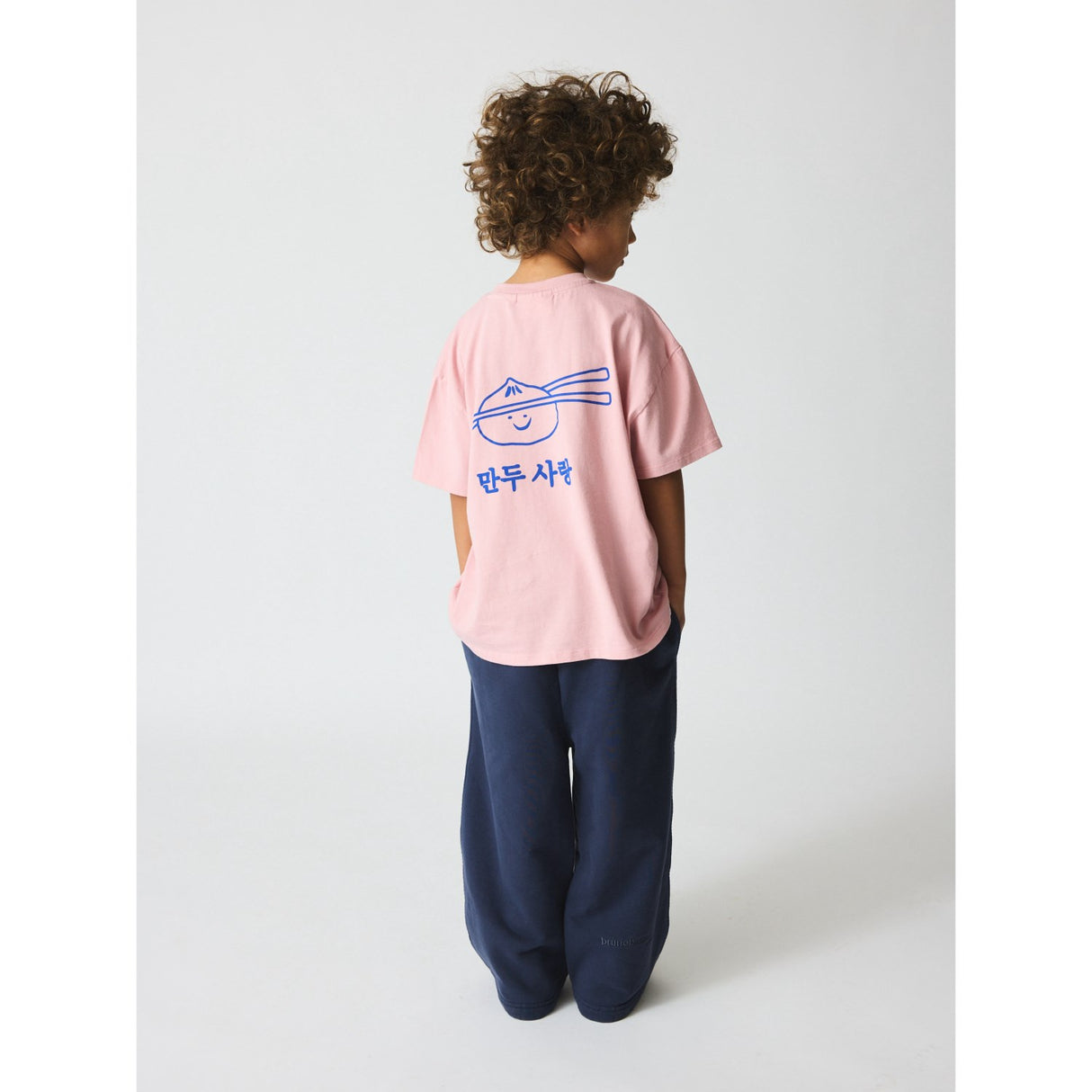brunobruno nation Mood Indigo Blue Francis Embr Sweat Byxor