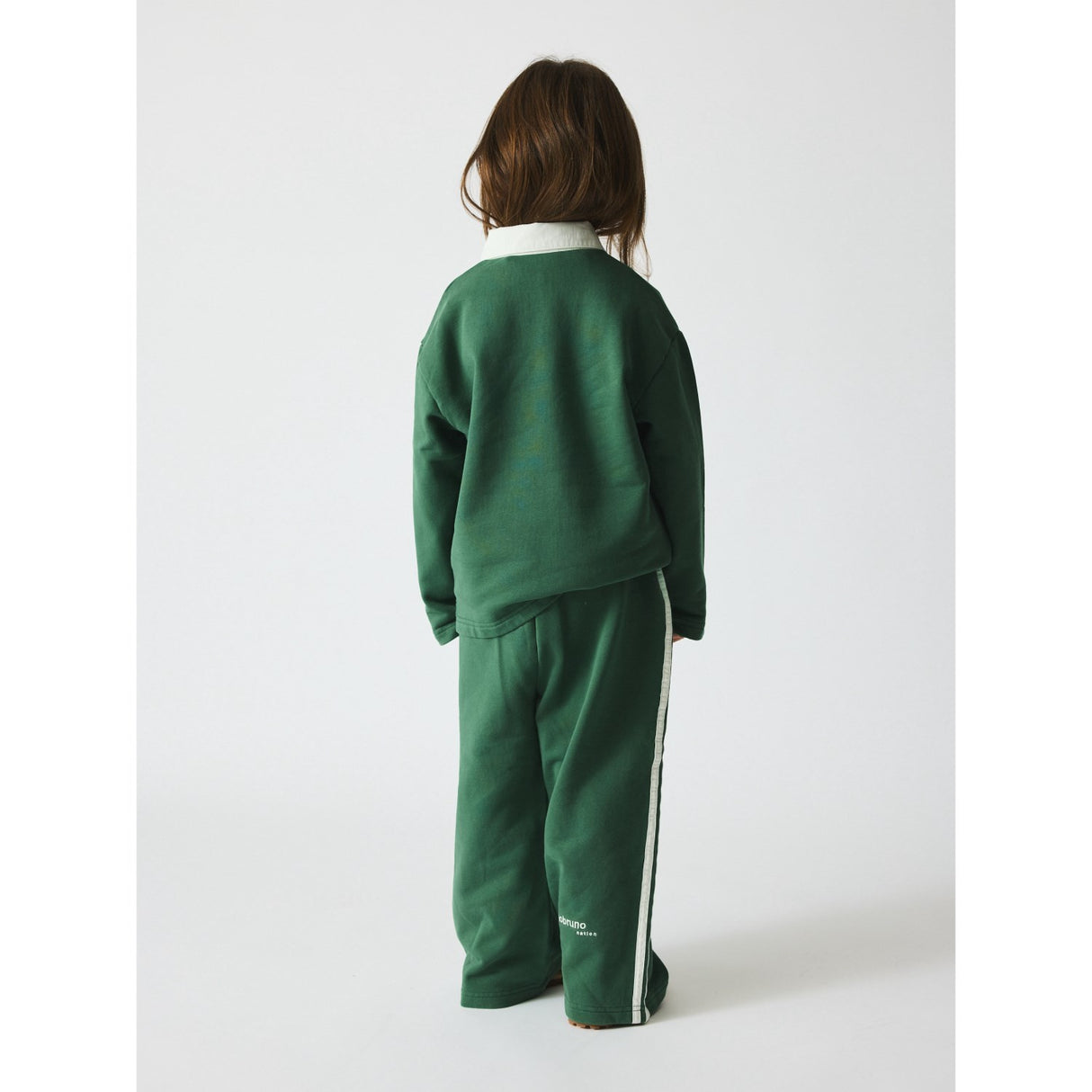 brunobruno nation Myrtle Green Francis Stripe Sweat Byxor Nb