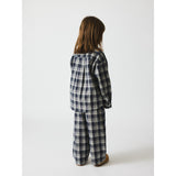 brunobruno nation Mood Indigo Blue Check Virgil Navy Check Skjorta