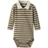 Lil'Atelier Kangaroo Turtledove Nbmlimia Ls Pikétröja Body Lil
