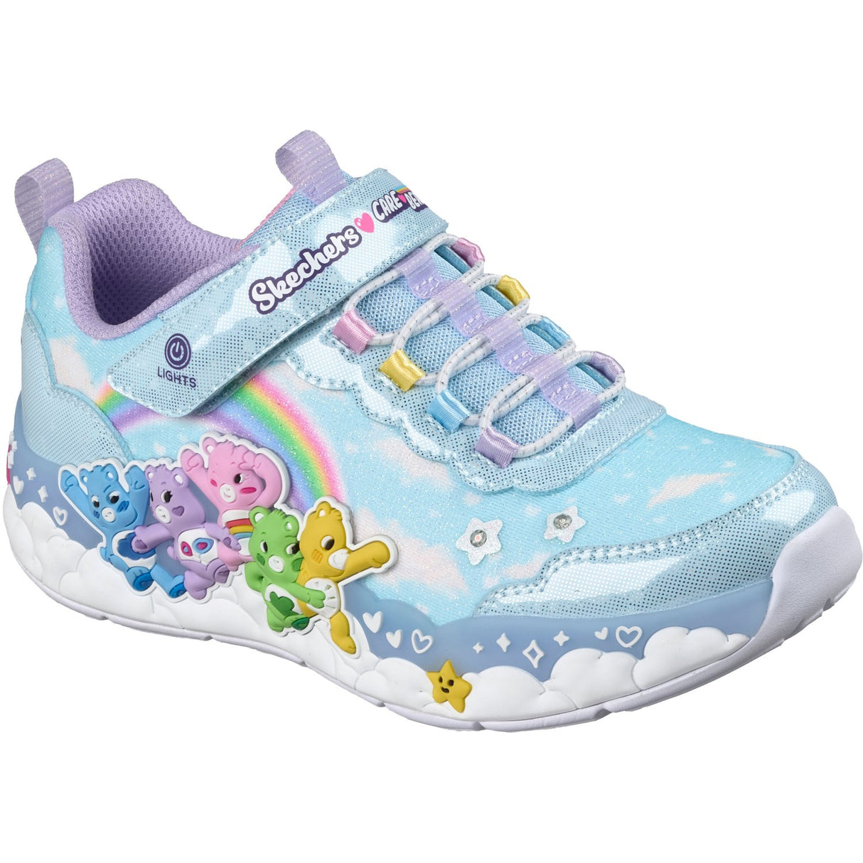 Skechers Blue S:Lights: Hugs N Snugs