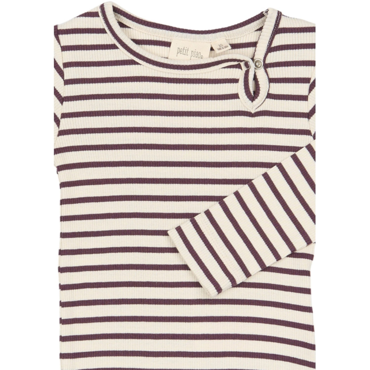 Petit Piao Huckleberry Striped Ppsky L_S Body