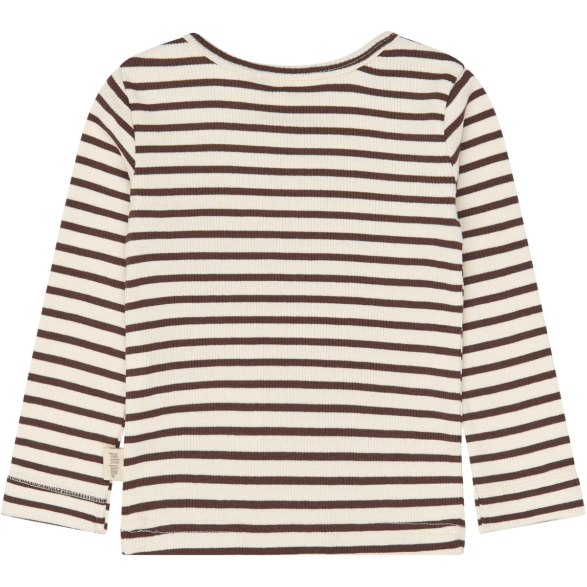 Petit Piao Chestnut Striped Ppsky Blus
