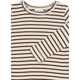 Petit Piao Chestnut Striped Ppsky Blus