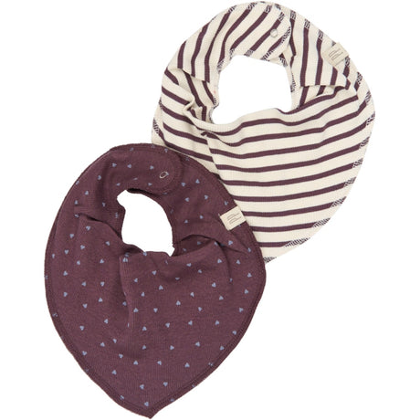 Petit Piao Huckleberry Striped Ppsky Haklapp 2-Pack
