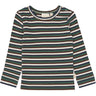 Petit Piao Trekking Green Multistriped Ppsong Blus