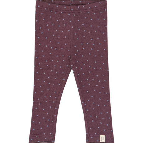Petit Piao Huckleberry Heart Aop Ppsonja Leggings