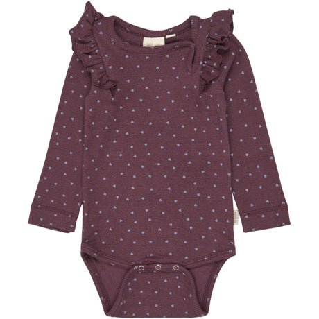 Petit Piao Huckleberry Heart Aop Ppsonja L_S Body