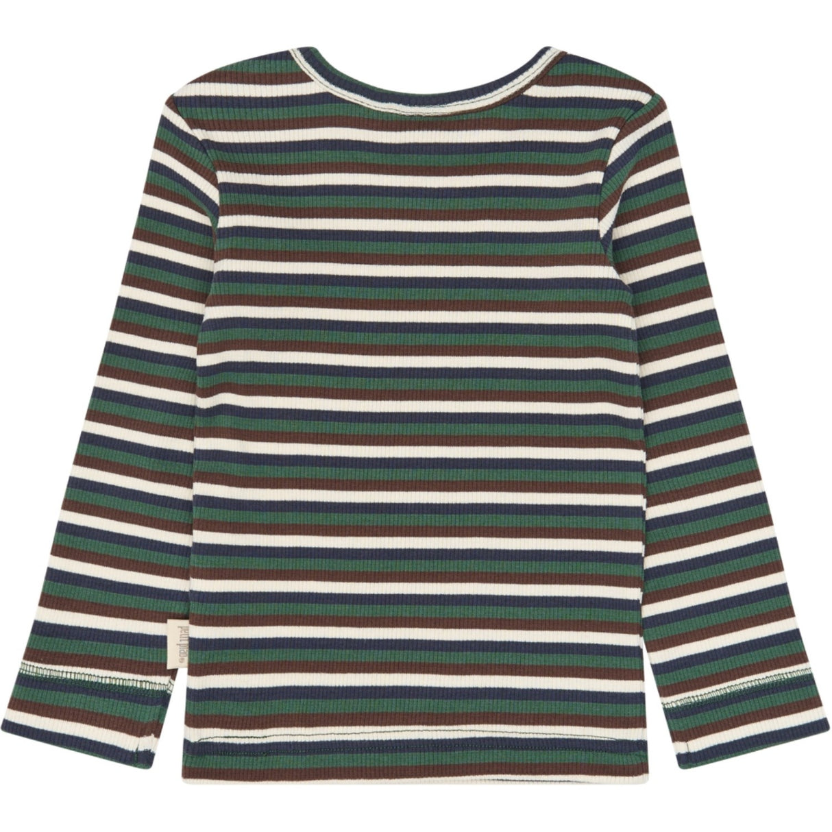 Petit Piao Trekking Green Multistriped Ppsong Blus