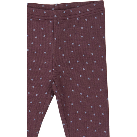 Petit Piao Huckleberry Heart Aop Ppsonja Leggings