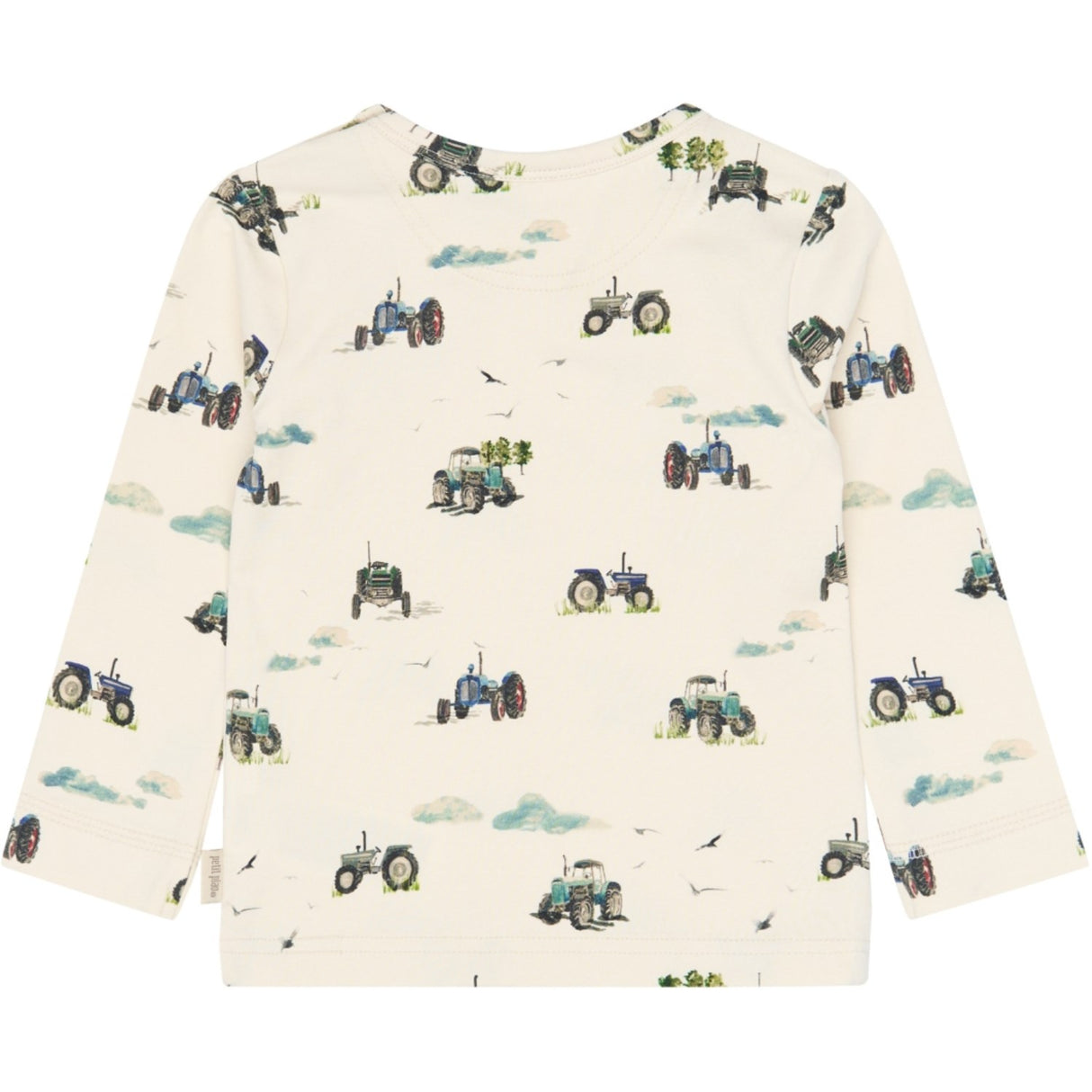 Petit Piao Eggnog Tractor Aop Ppstar Blus
