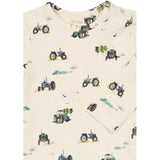 Petit Piao Eggnog Tractor Aop Ppstar Blus