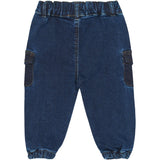Petit Piao Blue Denim Ppgelm Denim Byxor
