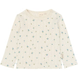 Petit Piao Eggnog Blueberry Aop Ppgracie L_S Pointelle Tee