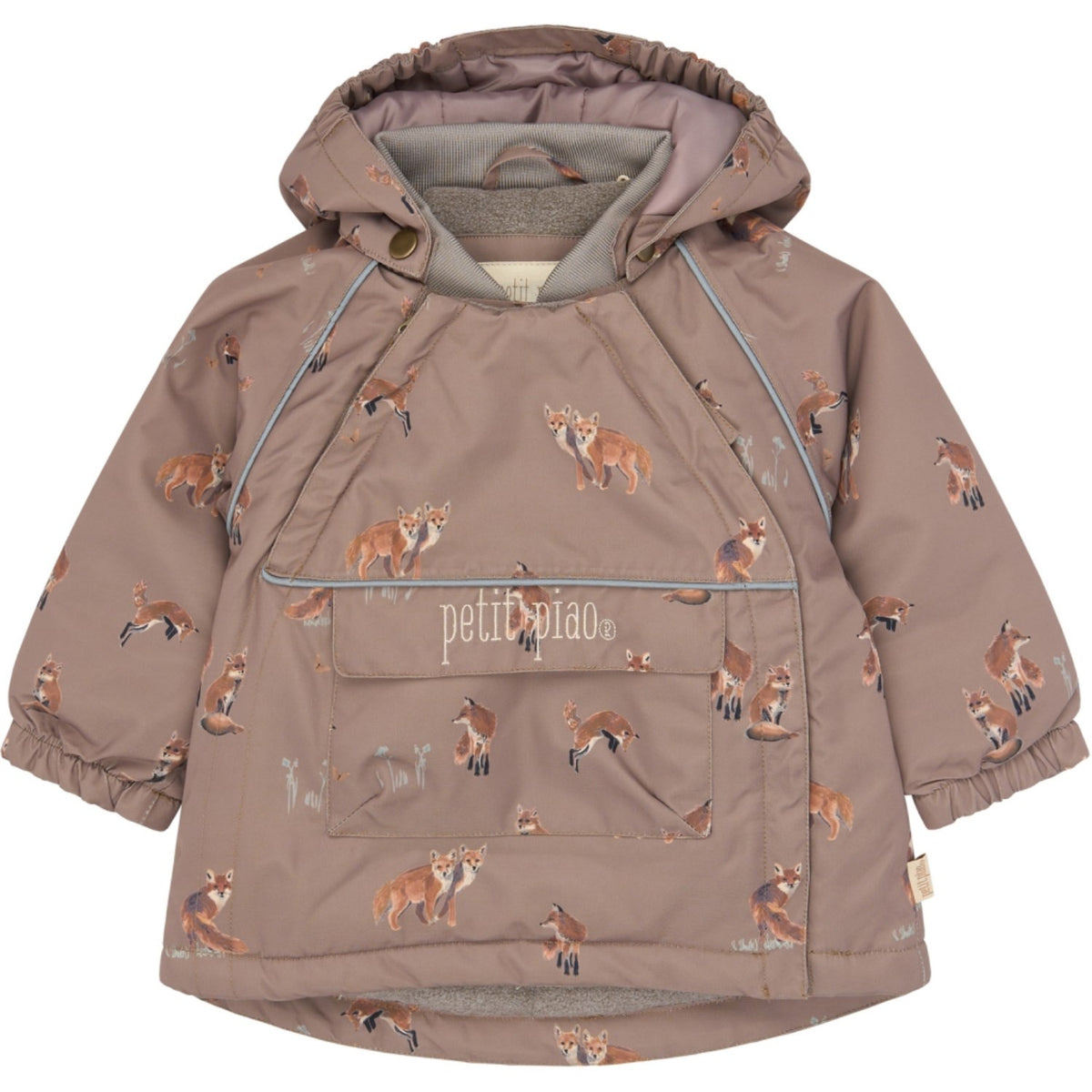 Petit Piao Fossil Fox Aop Ppdard Winter Jacka