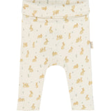Petit Piao Eggnog Rabbit Aop Ppdio Højt Waist Leggings Pointelle Nb