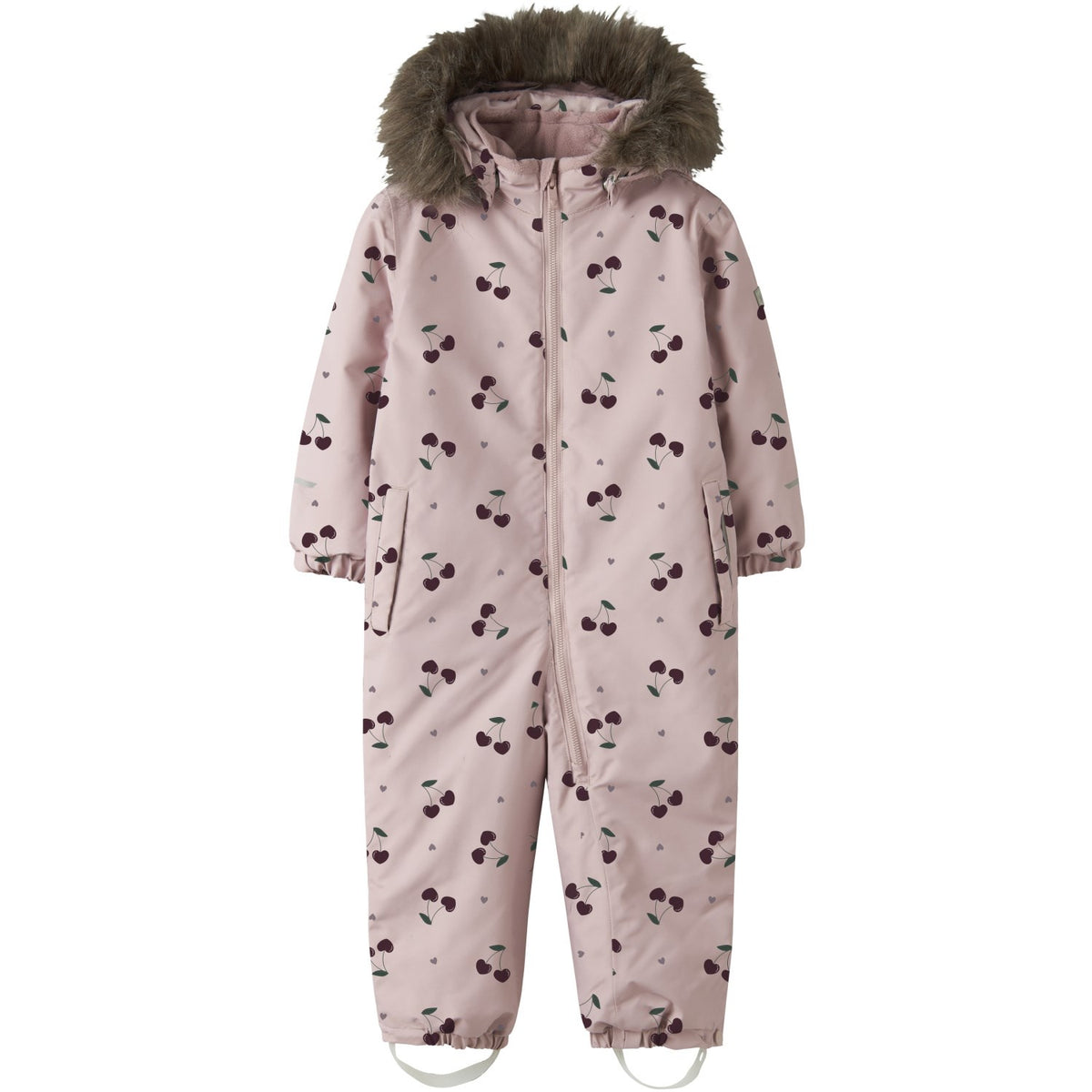 Name It Violet Ice Cherry Nmfsnow10 Dräkt Aop Fo Noos