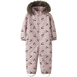 Name It Violet Ice Cherry Nmfsnow10 Dräkt Aop Fo Noos