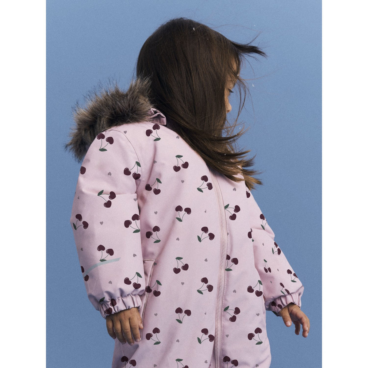 Name It Violet Ice Cherry Nmfsnow10 Dräkt Aop Fo Noos