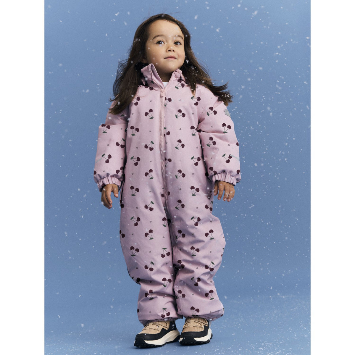 Name It Violet Ice Cherry Nmfsnow10 Dräkt Aop Fo Noos
