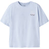 Name It Sheer Blue Nkfkatelin Ss Nreg Topp Pb