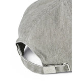 Mads Nørgaard Grey Melange Washed Bomull Twill Spegel Coal Keps