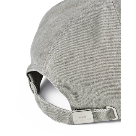 Mads Nørgaard Grey Melange Washed Bomull Twill Spegel Coal Keps