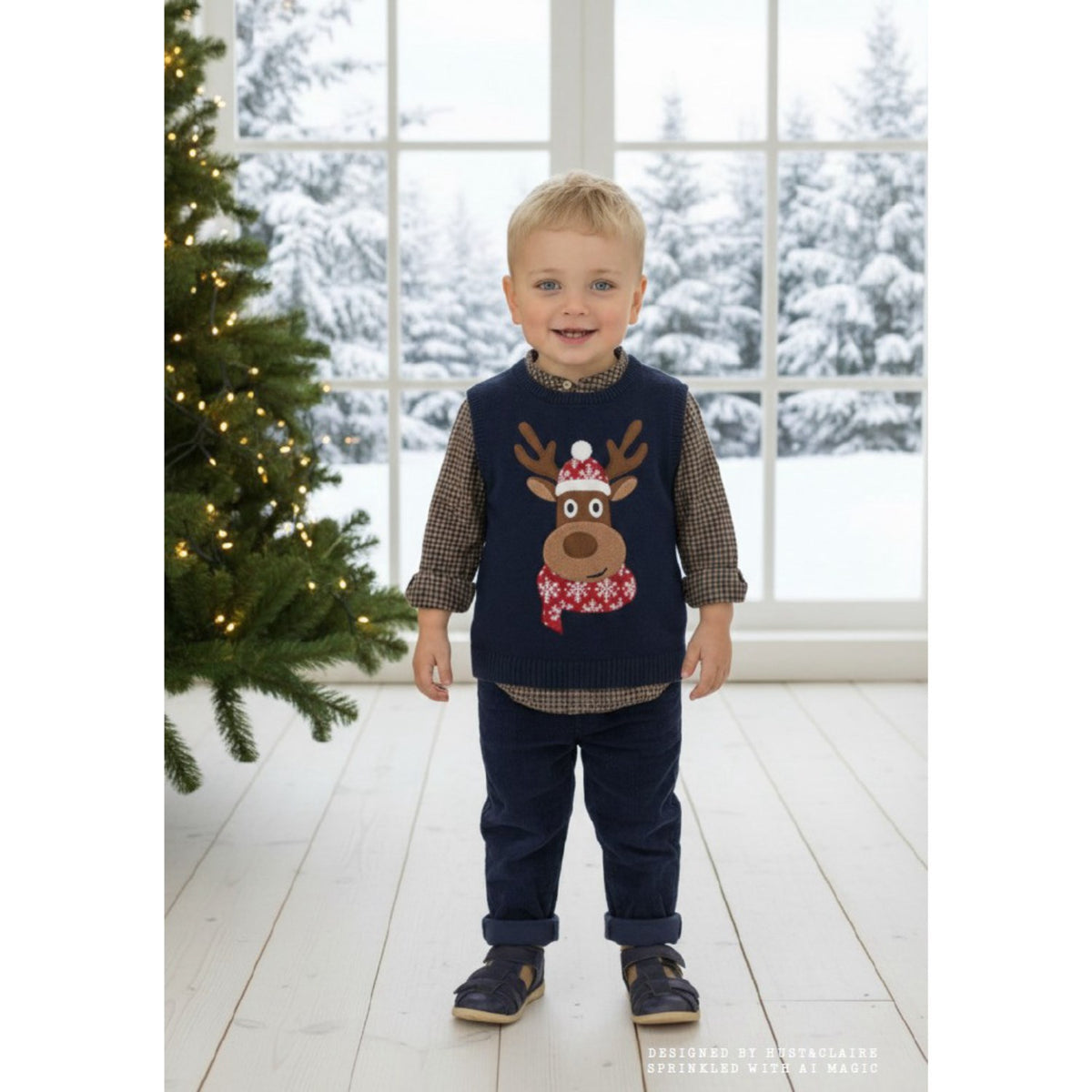 Hust & Claire More Navy Princo Ren