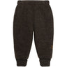 Mikk-Line Dark Brown Melange Ull Byxor