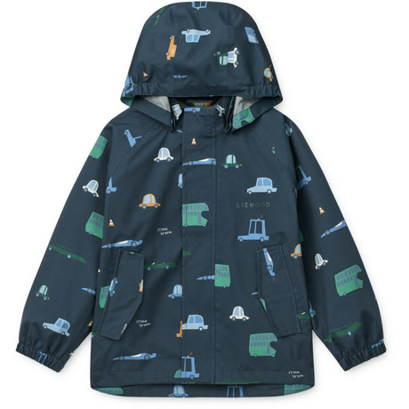 LIEWOOD Cars / Classic Navy Pedia Regnkläder Sett