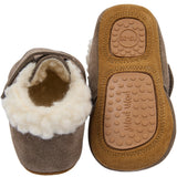 Pom Pom Taupe Beginners Kardborreband Shepherd