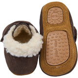 Pom Pom Dark Brown Beginners Kardborreband Shepherd