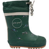 Pom Pom Trekking Green Tractor Aop Brynn Gumboots Thermo Aop