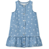 LIEWOOD Cherry Heart Sandy / Denim Sybilla Light Denim Klänning