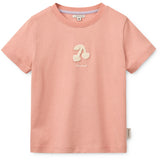 LIEWOOD Cherry Heart / Rose Blush Francis Placement SS T-shirt