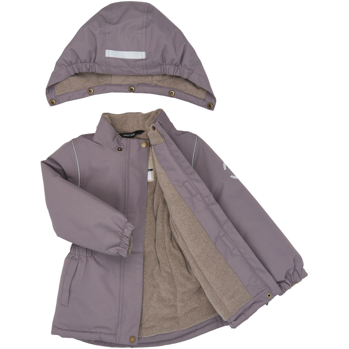 Mikk-Line Shark Winter Jacka Waist Solid