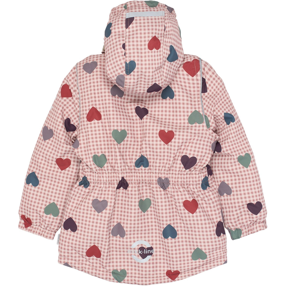 Mikk-Line Heart AOP Winter Jacka Waist AOP