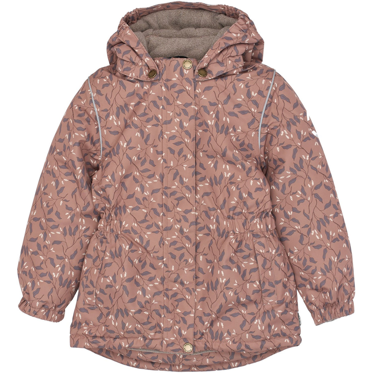 Mikk-Line Leaf AOP Winter Jacka Waist AOP