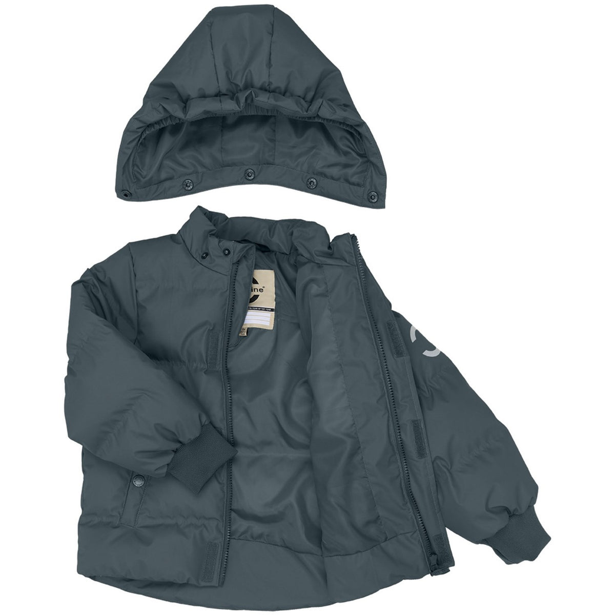 Mikk-Line Dark Slate Puffer Jacka